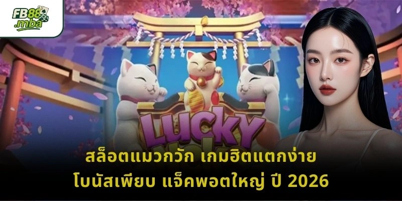 สล็อตแมวกวัก เกมฮิตแตกง่าย โบนัสเพียบ แจ็คพอตใหญ่ ปี 2026
